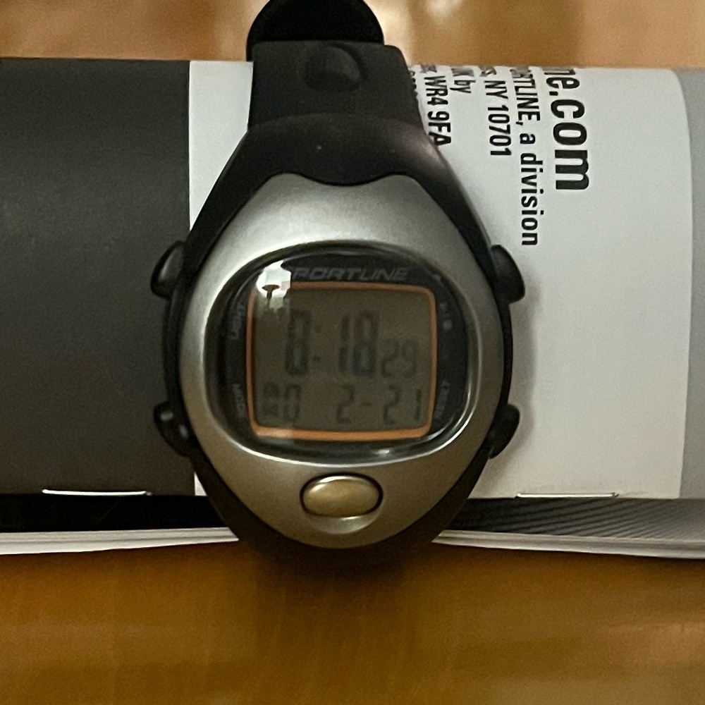 Heart Rate Monitor - Black and Silver